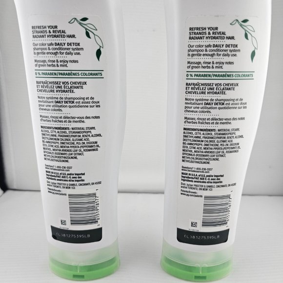 Herbal Essences Daily Detox Quench Green Herbs & Mint Conditioner 10.1 fl. oz. - Picture 2 of 2